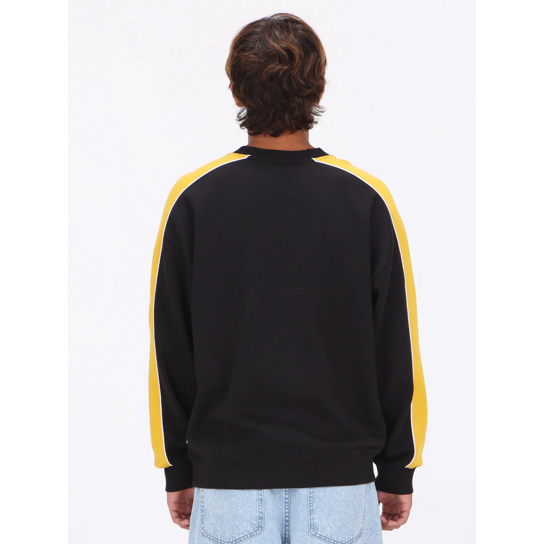 Volcom Volcom Men's Flying Hi Crew - Antique Black Antique Black M Mens Crew Sweatshirt