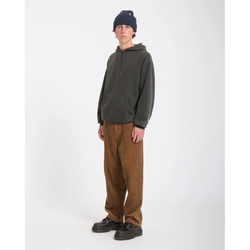 Volcom Volcom Men's Single Stone PW Pullover - Rinsed Black Rinsed Black S Mens Pullover Hoodies