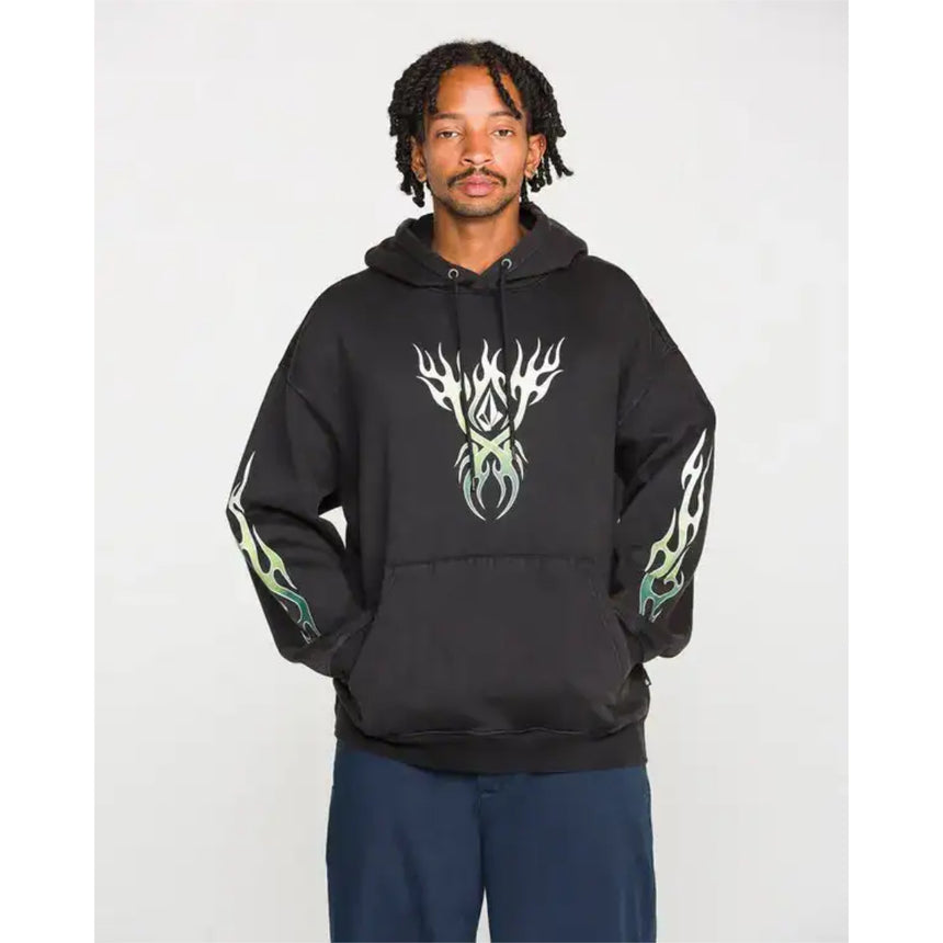 Volcom Volcom Men's Stone Trip Pullover - Black Black S Mens Pullover Hoodies