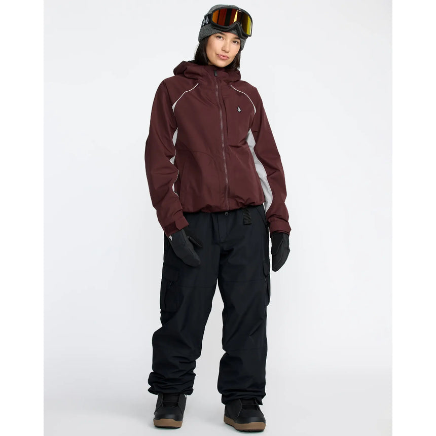 Volcom Women's Stone Smokeshow 20K Jacket - Oxblood