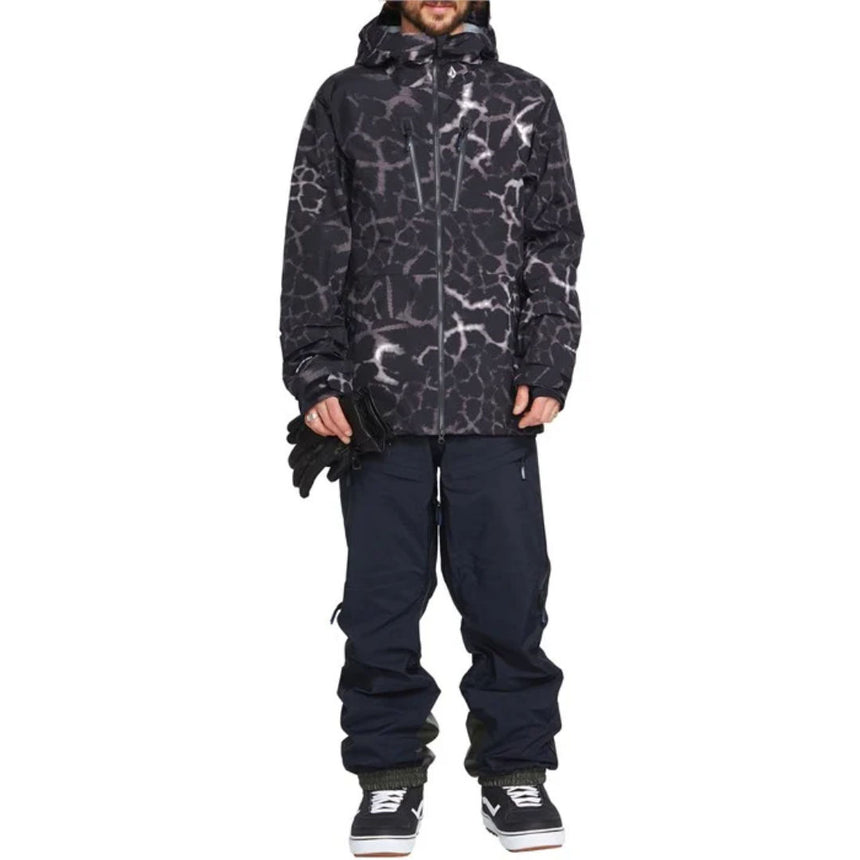 Volcom Men's TDS Inf Gore-Tex Jacket - Black Giraffe
