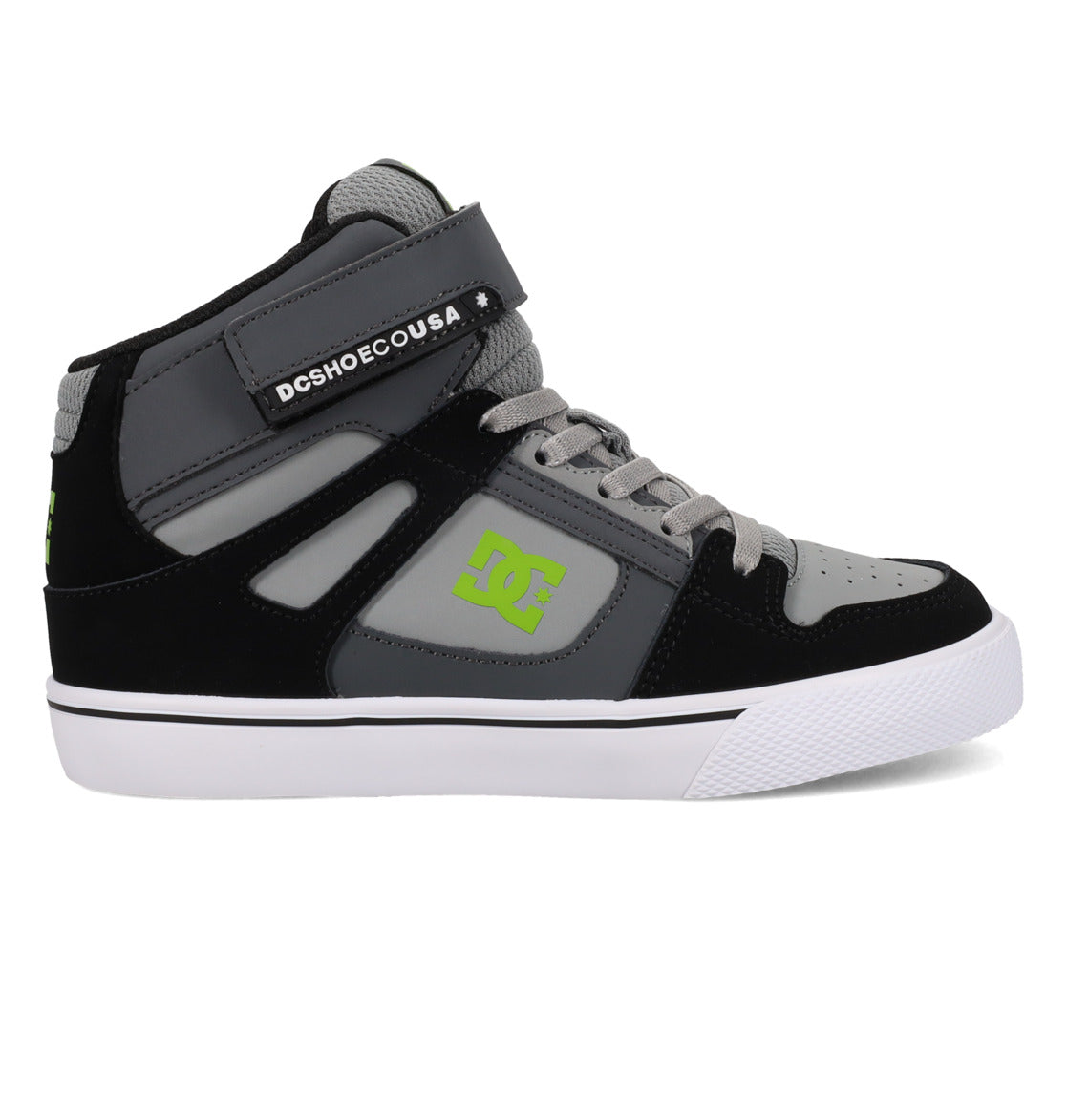 DC Youth Hi Top Ev Shoes Gray/Black