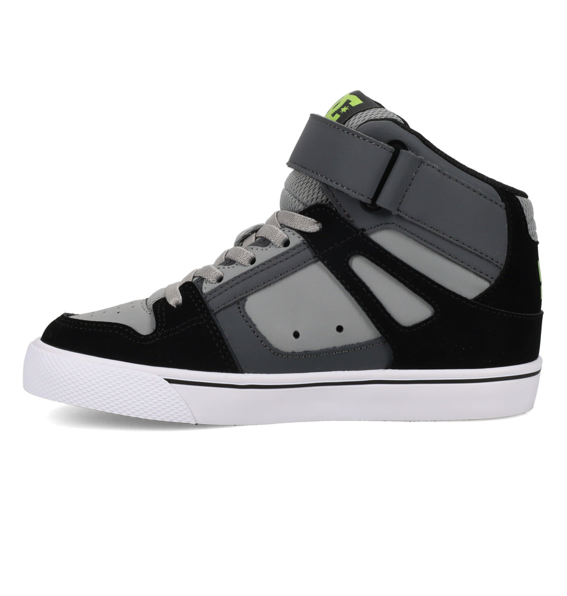 DC Youth Hi Top Ev Shoes Gray/Black