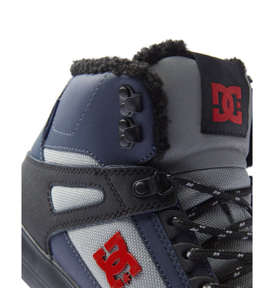 DC Men's Pure High-Top WC Winter Shoes - Navy/Black