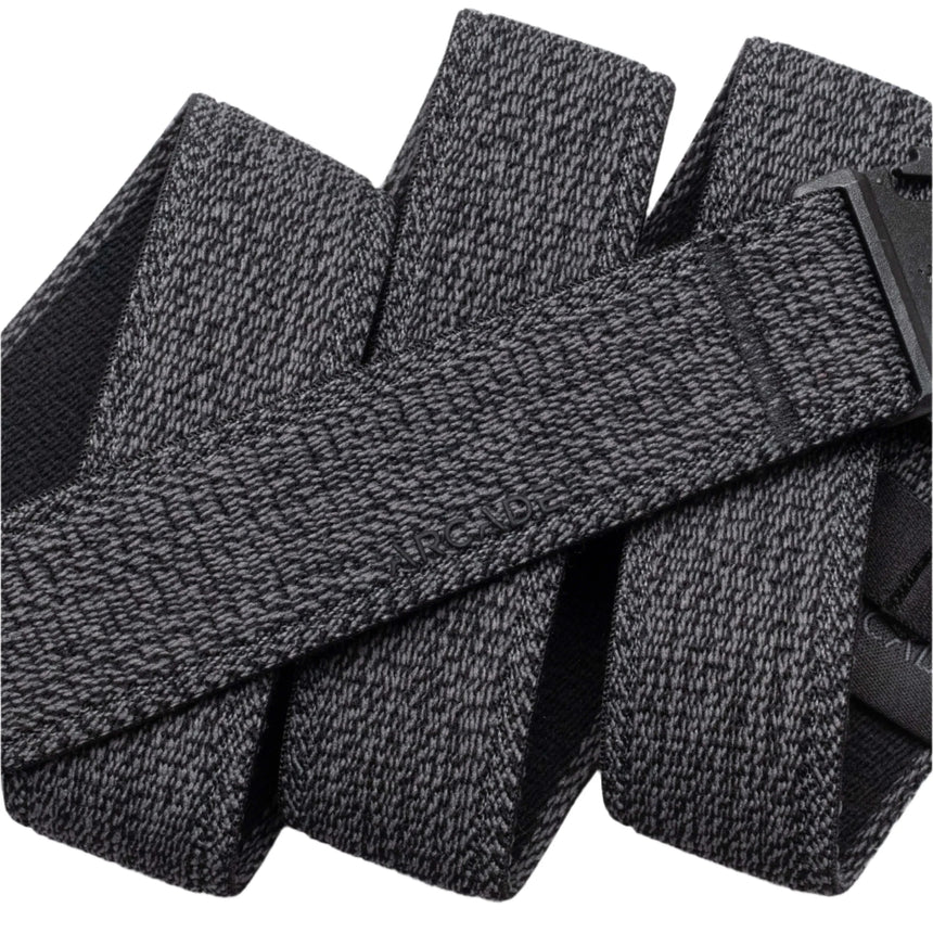 Arcade Belt Co Arcade Atlas Slim Belt - Heather Black Heather Black OS Mens Fabric Belts