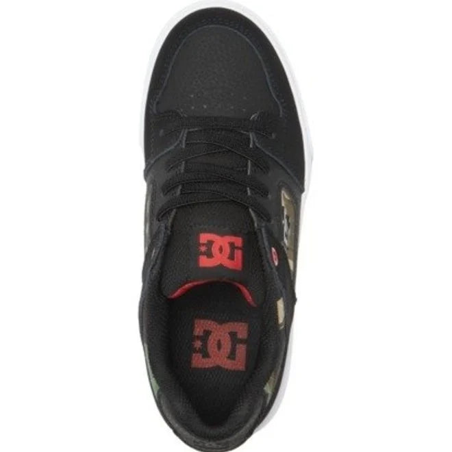 DC Pure Elastic Boys Shoes - Black/Camo