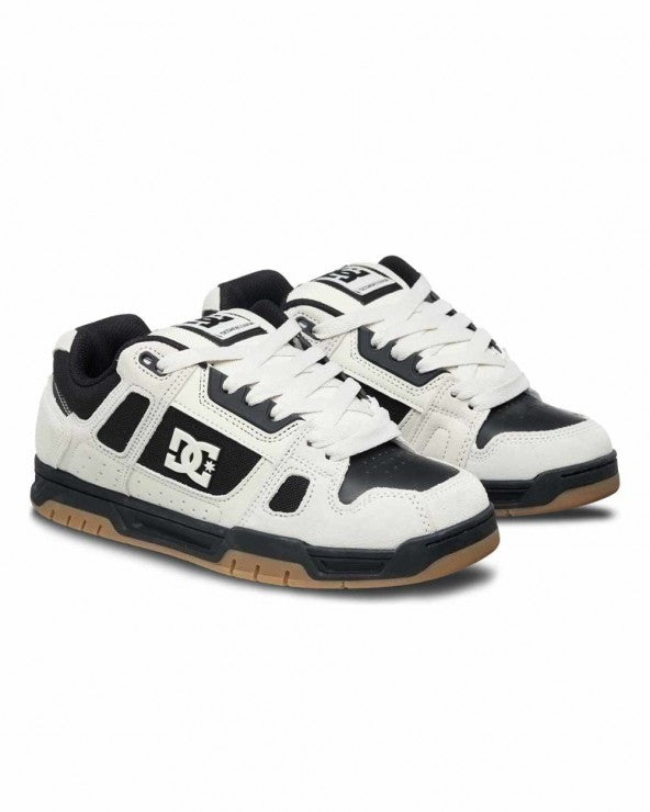 DC Men's Stag Shoes - Off White/Black