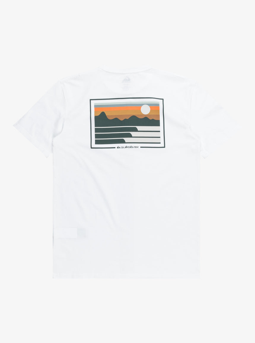 Quiksilver Quiksilver Men's Land And Sea MTO Tee White S Mens T-Shirts