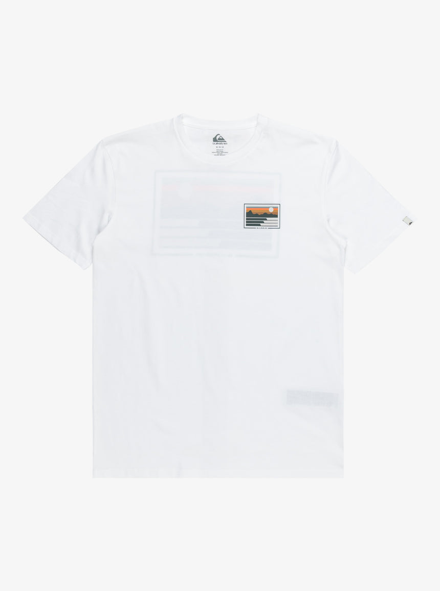 Quiksilver Quiksilver Men's Land And Sea MTO Tee White S Mens T-Shirts