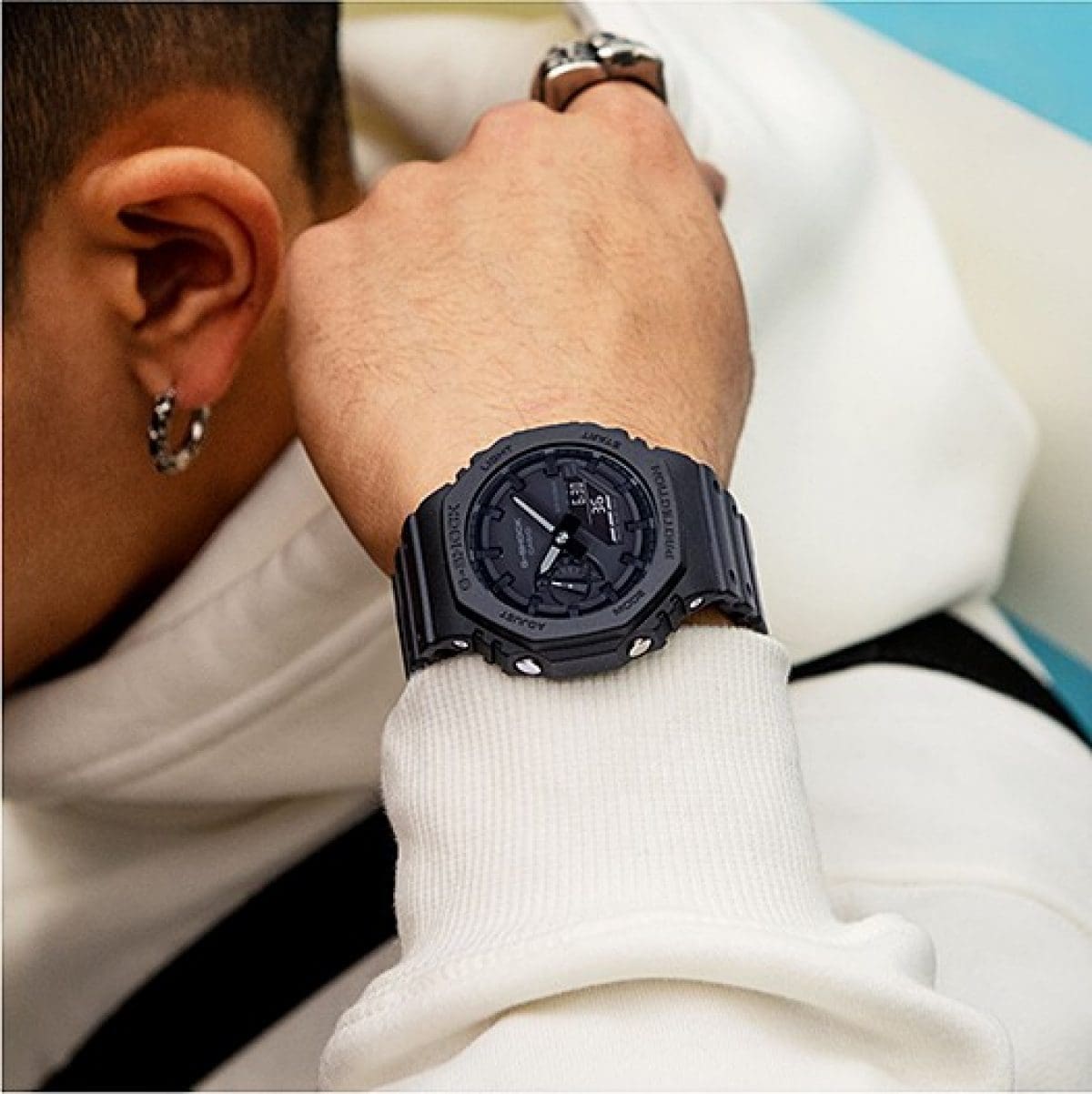 G Shock G-Shock GA-2100-1A1 Watch Mens Watch Rubber Bands