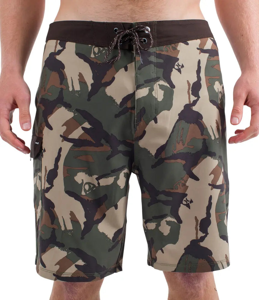 Hurley Hurley Men's Phantom Eco Weekender Cargo 20" Shorts Olive 2 32 Mens Board Shorts