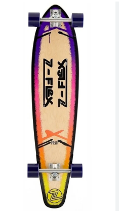 ZFlex ZFlex Cruiser Roundtail P.O.P Purple Fade 39" Purple Fade 39" Longboard Complete - Top Mount