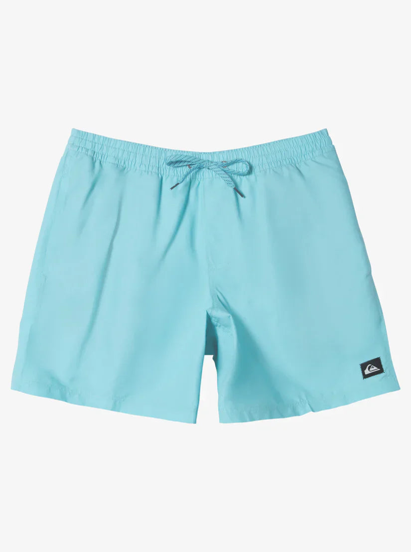 Quiksilver Quiksilver Men's Everyday Solid Volley 17" Marine Blue S Mens Elastic Swim Trunks