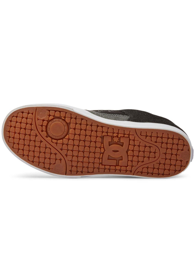 DC Men's Pure Skate Shoes - Black Denim