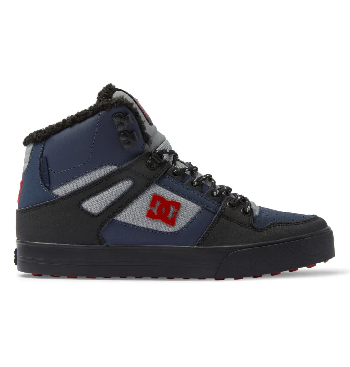 DC Men's Pure High-Top WC Winter Shoes - Navy/Black