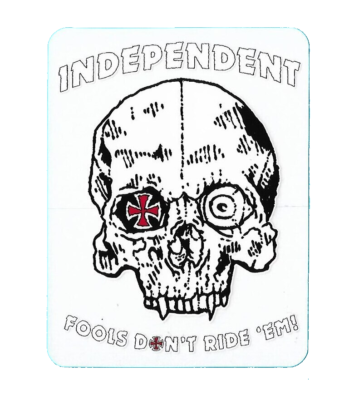 AUTOCOLLANTS INDY FOOLS NE LES MONTEZ PAS 3,5 pouces