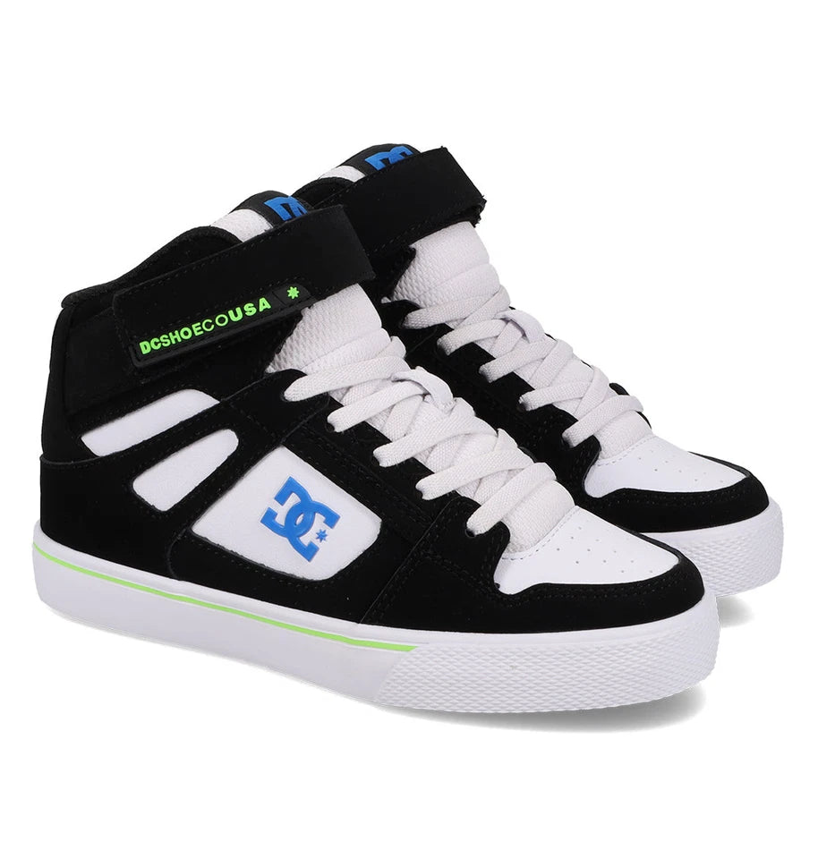 Chaussures montantes DC Youth Pure - Noir/Bleu/Blanc