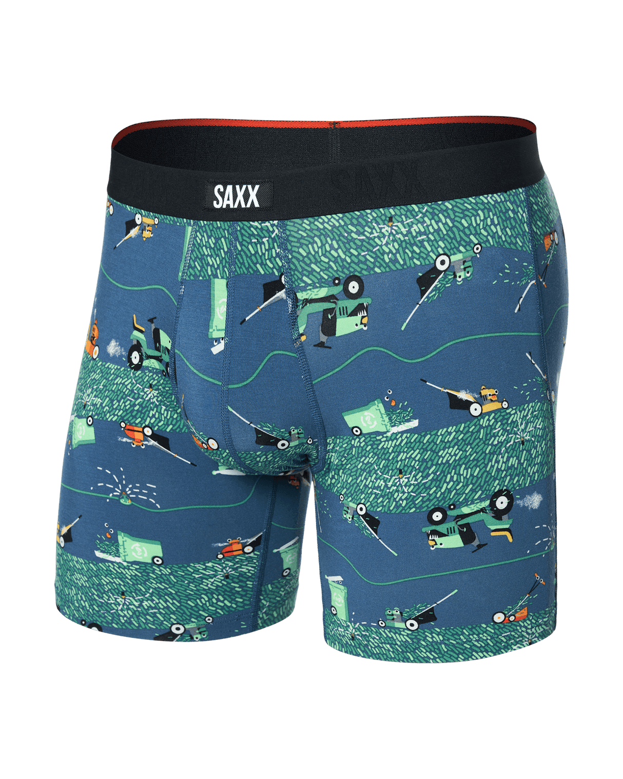 Saxx Saxx Men's Vibe XTRA Boxer Brief Fly - BUZZCUT-DARK DENIM BUZZCUT-DARK DENIM M Mens Boxer Brief Underwear