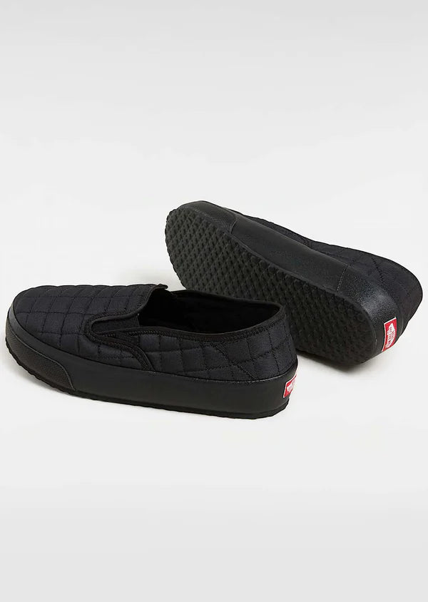 Vans Vans U MTE SLIP-ER 2 (CHECKERBOARD)BLK/CLSC WT Men's 9/ Womens 10.5 Mens Skate Shoes 6 to 18