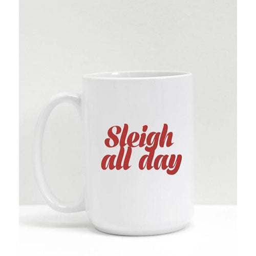 Brunette Sleigh Mug