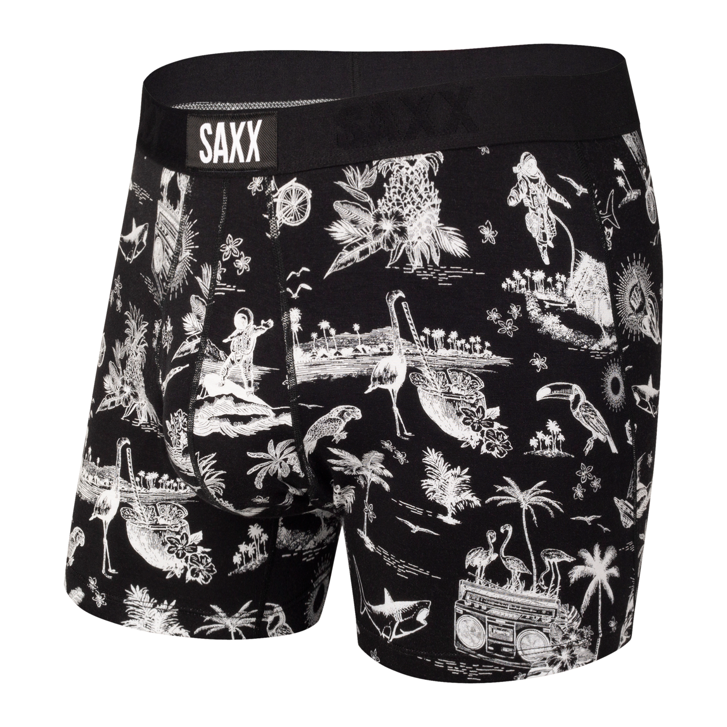 Saxx Underwear Co. Shark Tank Boxer Brief Daytripper in Blue for