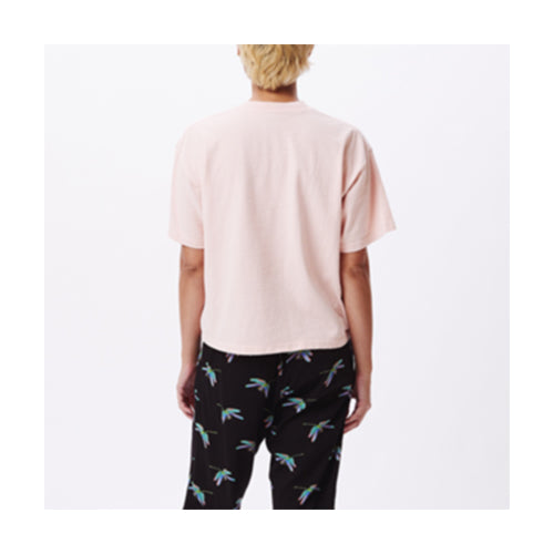 Obey Womens Flower Dance Custom Crop Tee