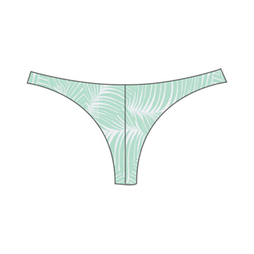 Roxy Palm Tree Dreams Tanga Bikini Bottoms