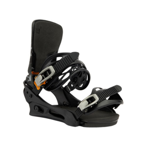 Burton Burton Cartel Re:Flex Mens Snowboard Bindings Gray Acid Wash L Mens Snowboard Bindings