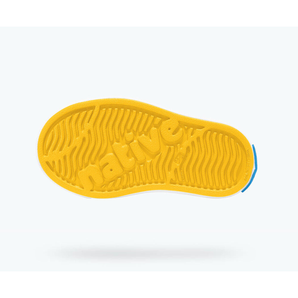 Native Shoes Native Shoes Jefferson Junior Shoes Crayon Yellow/Shell White J1 Youth Girls Skate Shoes 5T-13T & 1-7 US Size