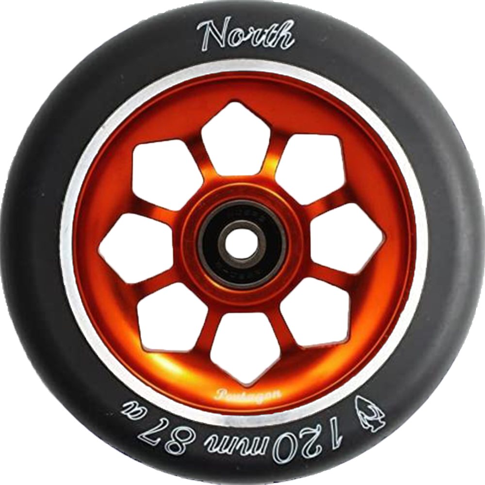 North Scooters Pentagon 87A Wheels 120mm - Pair