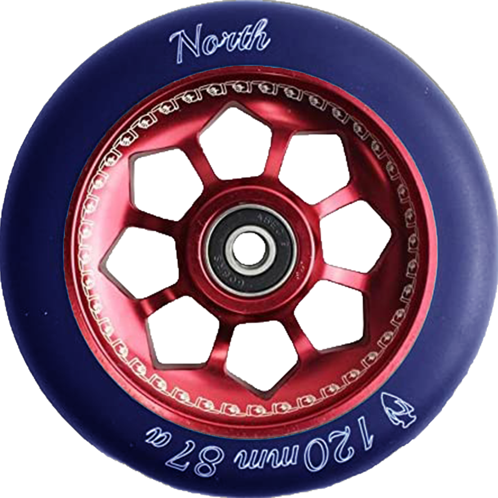 North Scooters Pentagon 87A Wheels 120mm - Pair