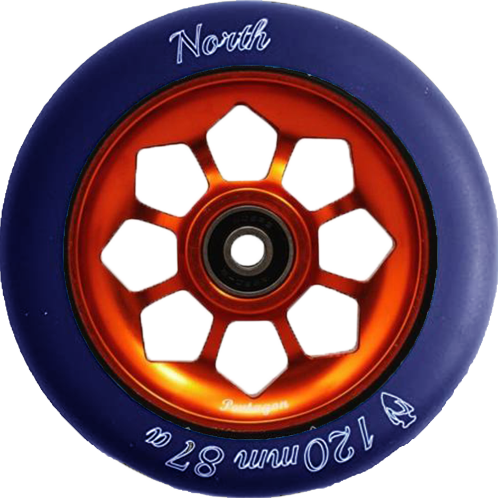 North Scooters Pentagon 87A Wheels 120mm - Pair