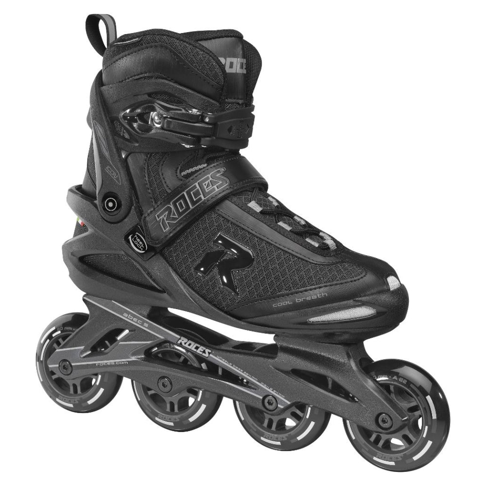 Roces ICON Noir Charbon Foncé - Patins à roues alignées