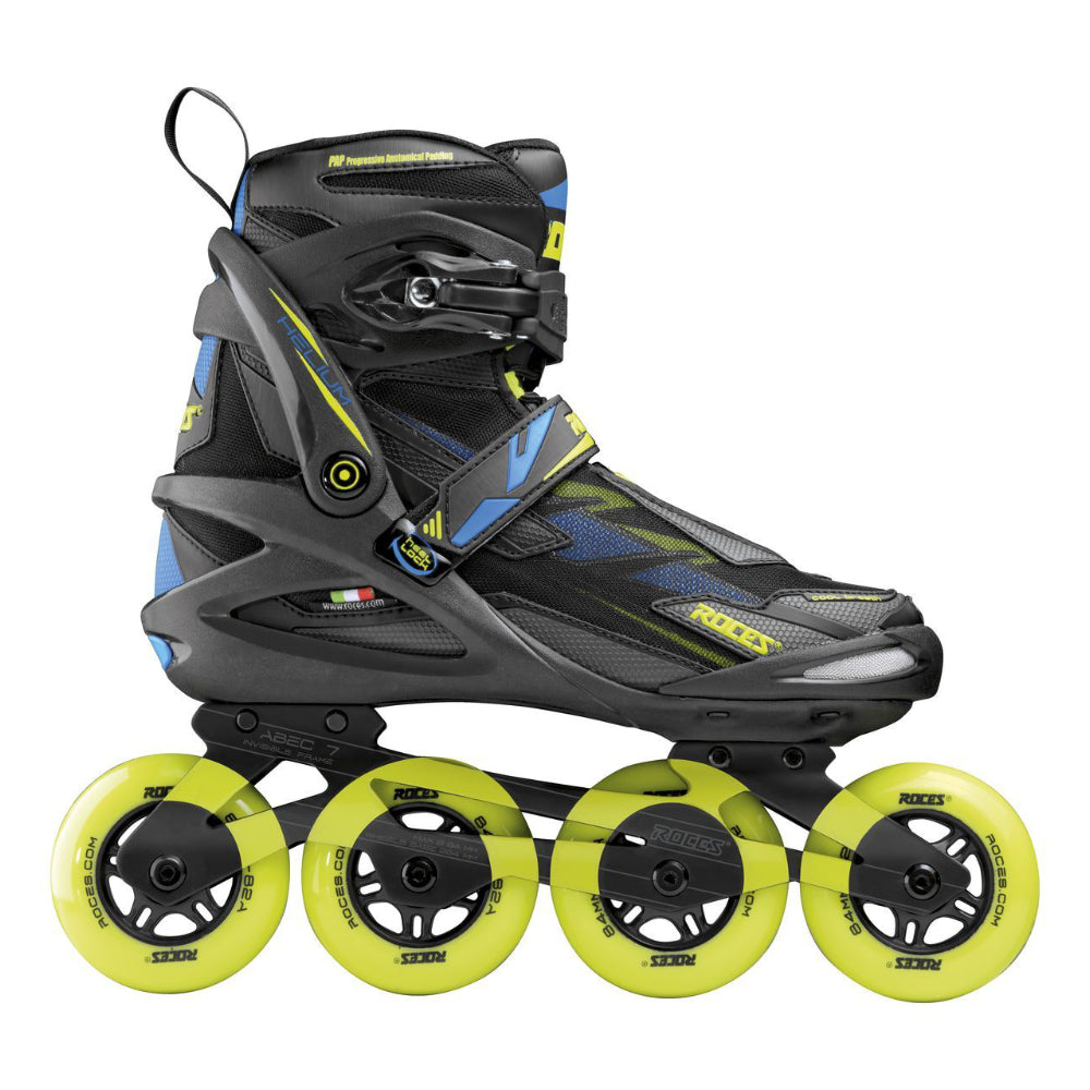 Roces HELIUM TIF Noir Citron Vert - Rollers en ligne