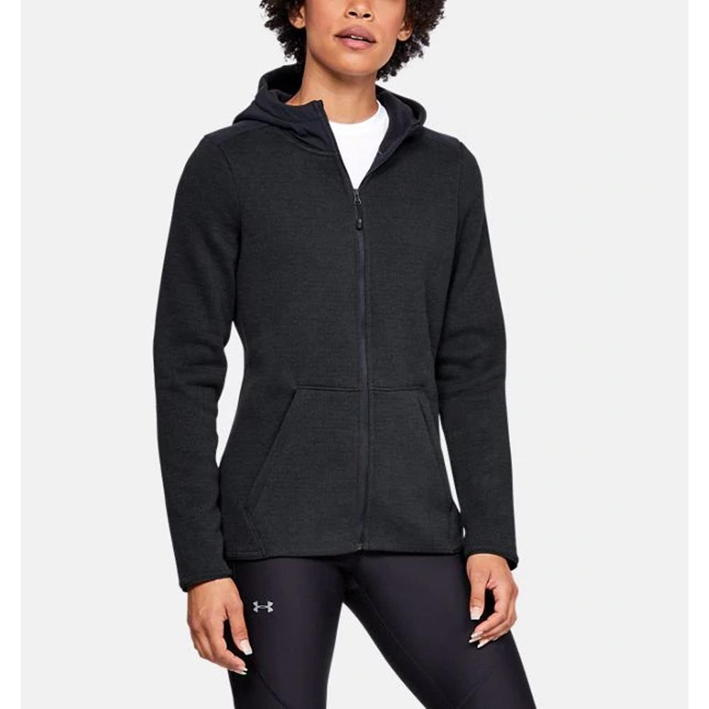 1316282-001, Black, Under Armour, Wintersweet hoodie, Womens Zip Up Hoodies, Tech Gear, Fall 2019