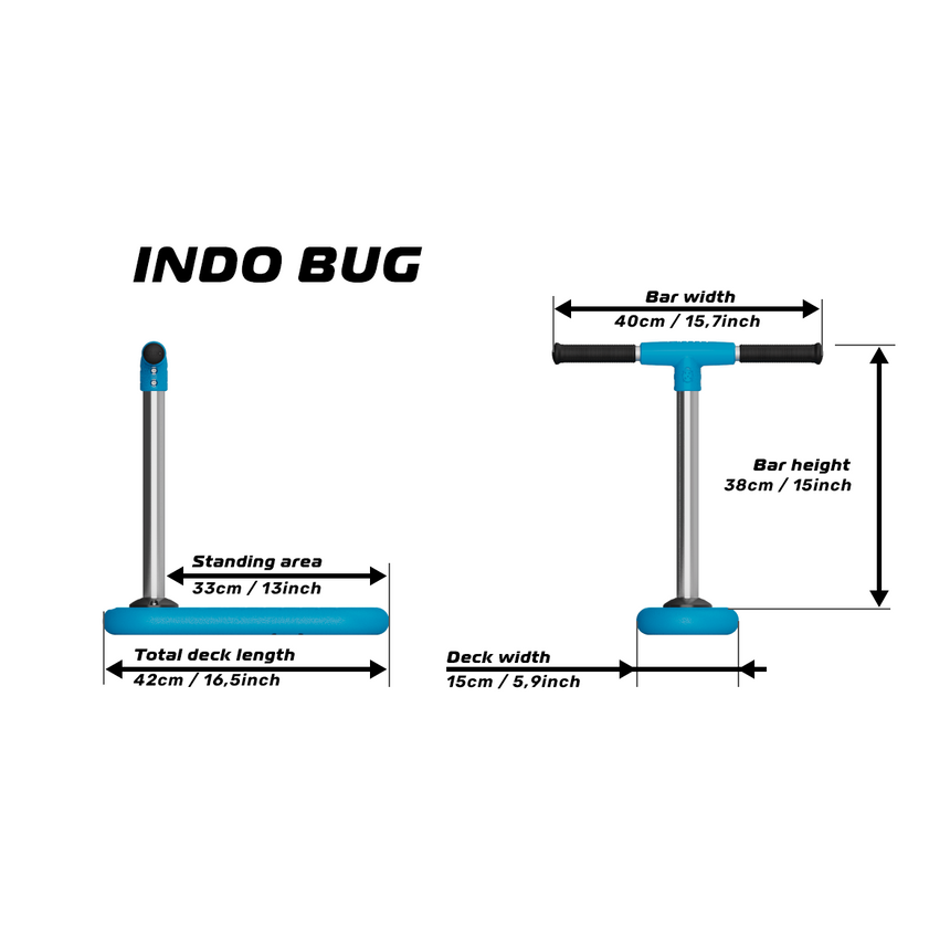 INDO BUG - Trottinette trampoline