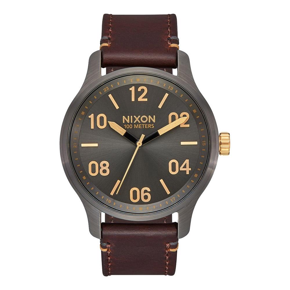 Nixon Patrol Mens Leather Watch