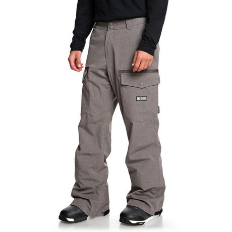 edytp03045-clm0 DC Code Mens Snow Pants dark gull gray side1 view