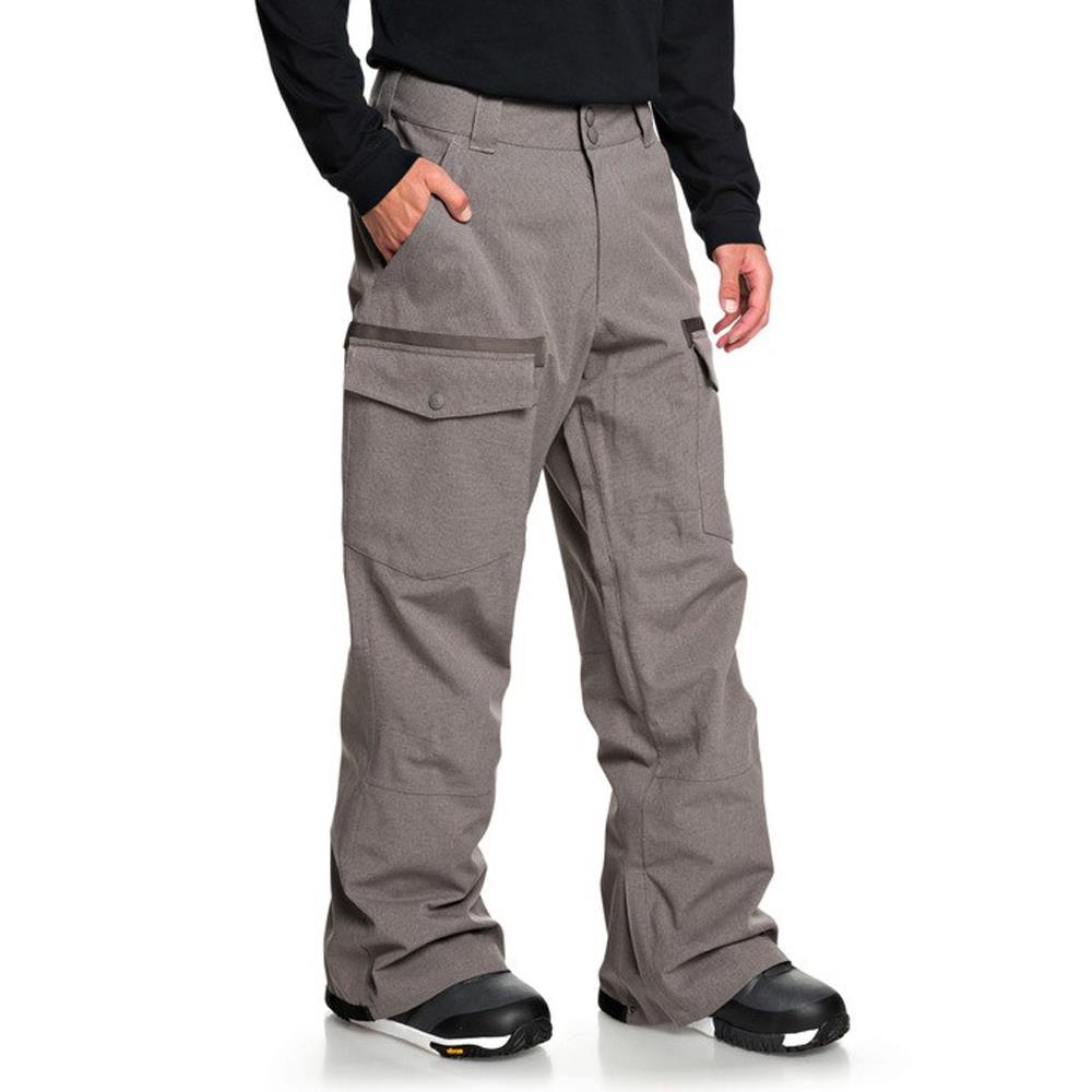 edytp03045-clm0 DC Code Mens Snow Pants dark gull gray side2 view