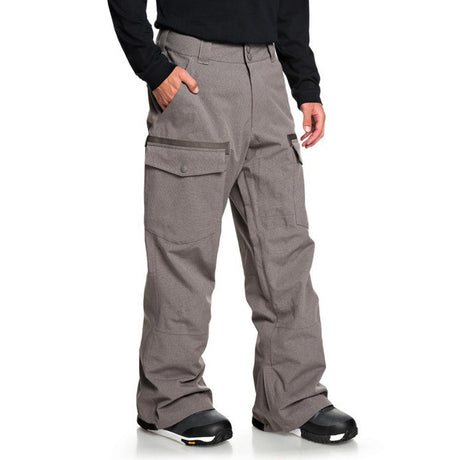 edytp03045-clm0 DC Code Mens Snow Pants dark gull gray side2 view