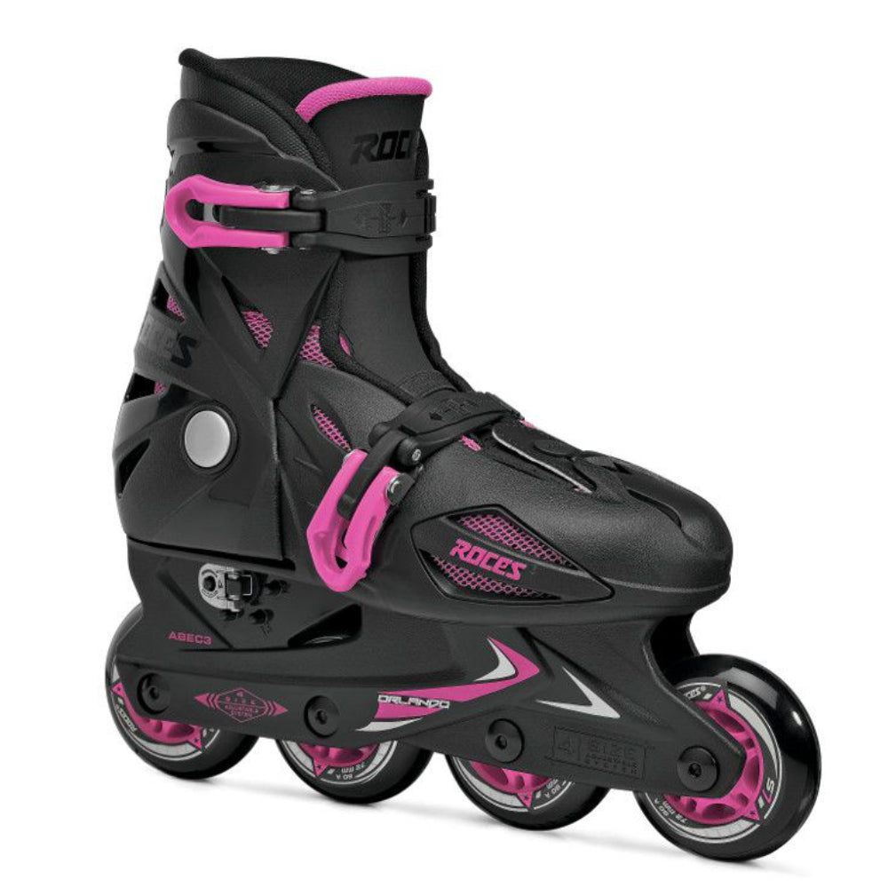 Roces ORLANDO III Noir Rose - Patins à roues alignées