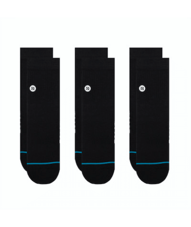 Stance Lot de 3 paires de chaussettes STP Icon Quarter pour homme
