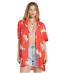 Women's Volcom Retro Resort Tunic in Pistol Punch.