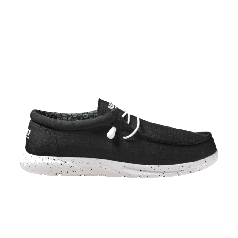 Zapatos sin cordones Reef Cushion Coast TX para hombre - Negro/Blanco