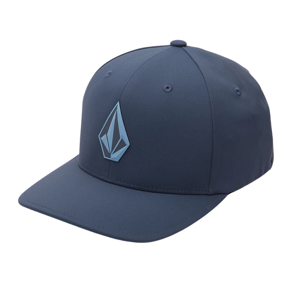 Volcom Men's Stone Tech Flexfit Delta Hat - S/M / Marina Blue