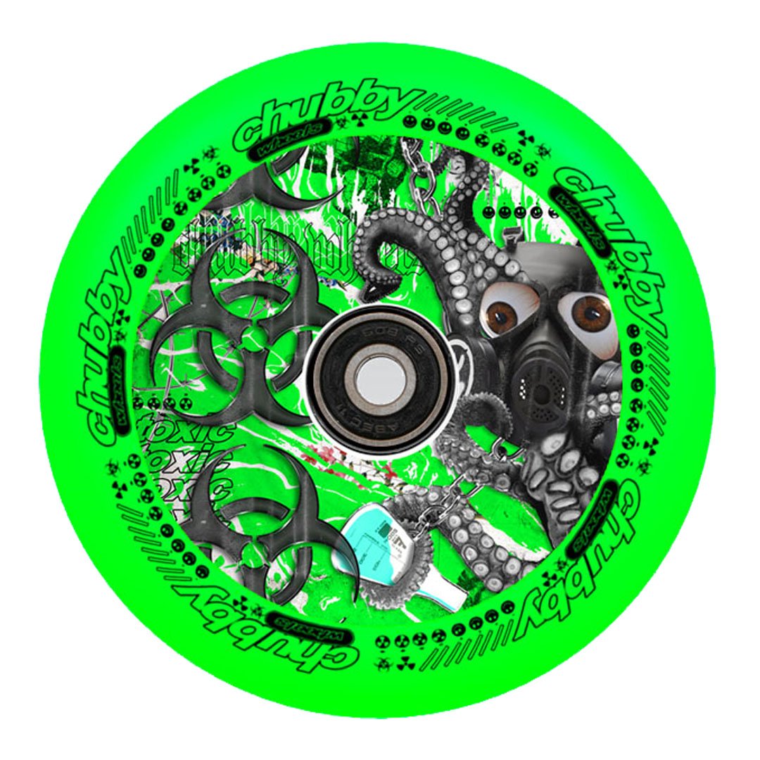 Chubby Lab Neon Green 110mm - Single Wheel