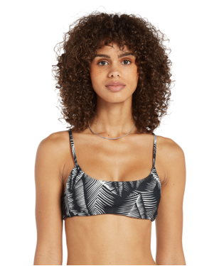 Women's Volcom Stay or Leaf Scoop Bikini Top.
