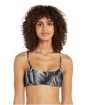 Women's Volcom Stay or Leaf Scoop Bikini Top.