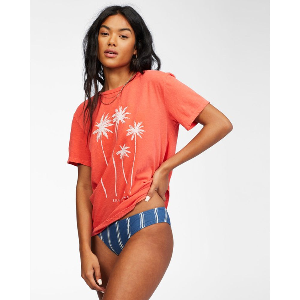 Billabong Womens Breezy Palms Short Sleeve Top