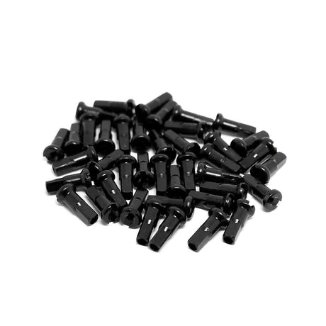 TLC Alloy Spoke Nipples 14mm  - Black